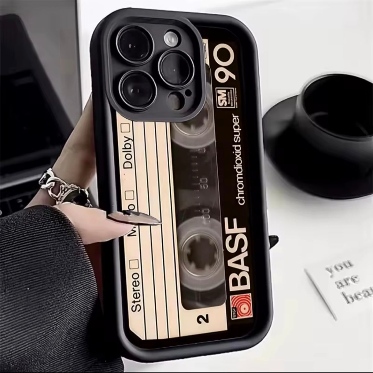 Soft Silicone with Lucky Tape Design