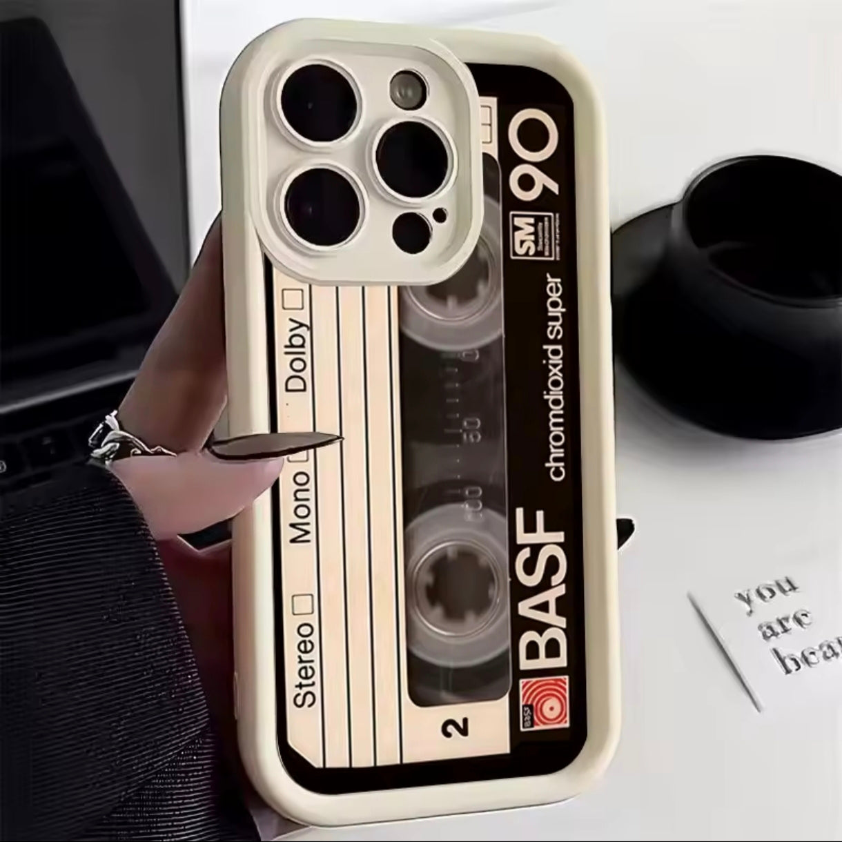 Soft Silicone with Lucky Tape Design