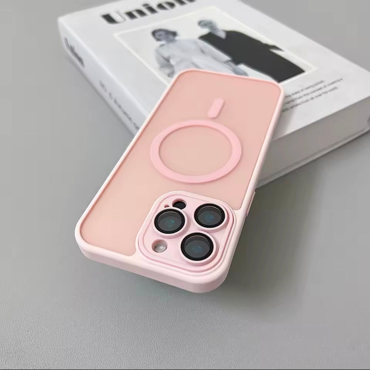 iPhone 14 Pro Max Matte Translucent Case – MagSafe Compatible