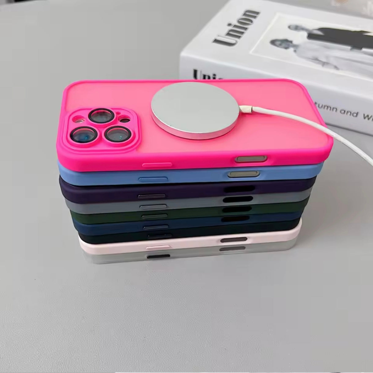 iPhone 14 Pro Max Matte Translucent Case – MagSafe Compatible