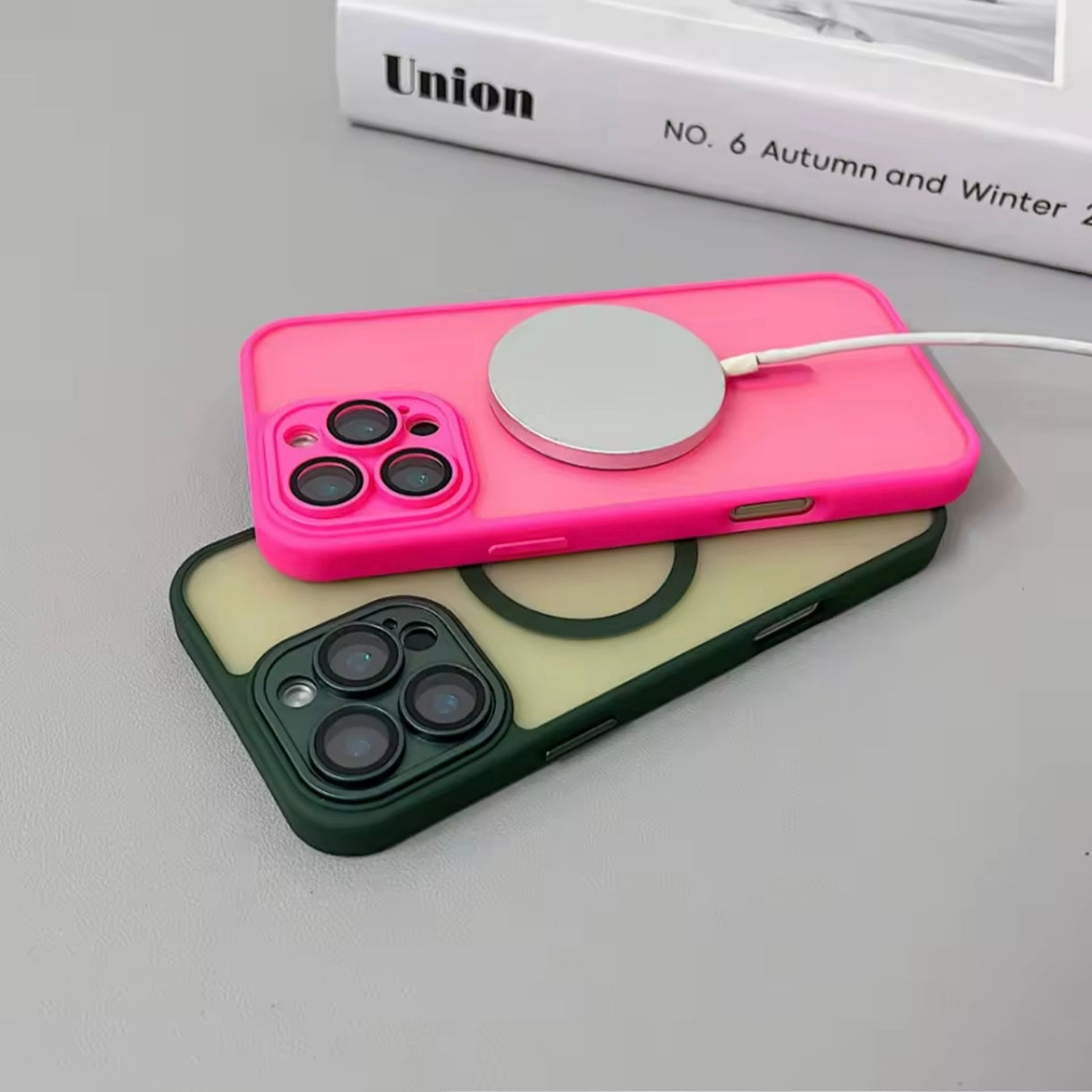 iPhone 14 Pro Max Matte Translucent Case – MagSafe Compatible
