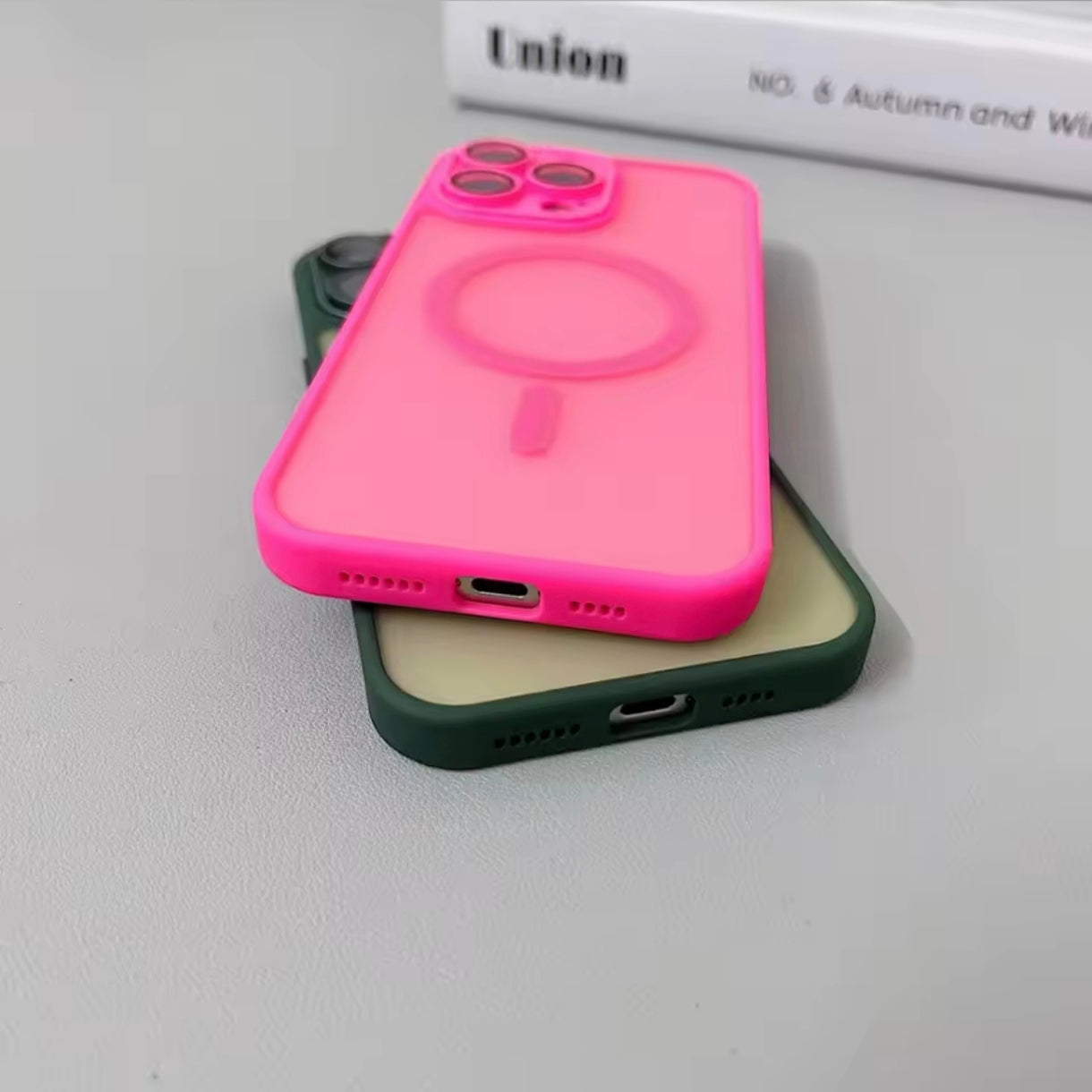 iPhone 14 Pro Max Matte Translucent Case – MagSafe Compatible