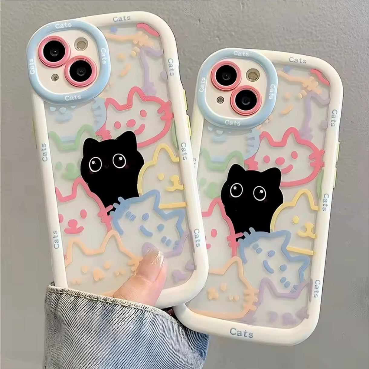 iPhone 12 Pro Max Cat Printed Case (Kopya)