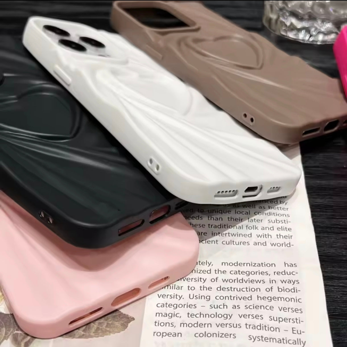 iPhone 12 Pro Max 3D Heart Design Case