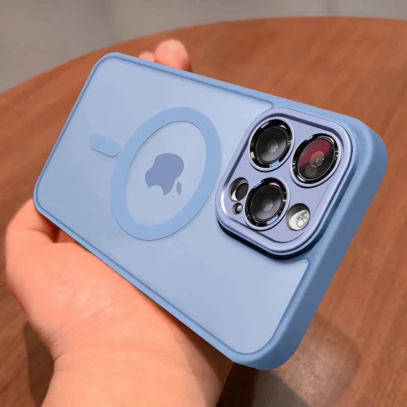 iPhone 12 Pro Max Matte MagSafe Case – Translucent Protective Cover