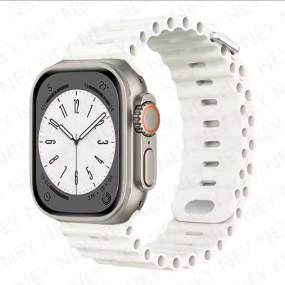 Silicone Band for Apple Watch – Fits Ultra 2 & Series 3-9 (38-49mm)