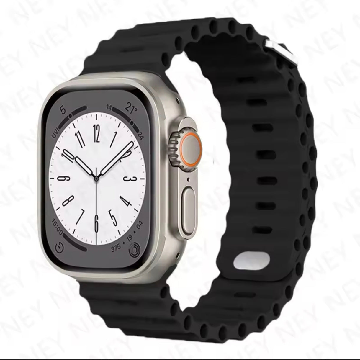 Silicone Band for Apple Watch – Fits Ultra 2 & Series 3-9 (38-49mm)