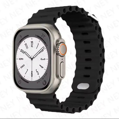 Silicone Band for Apple Watch – Fits Ultra 2 & Series 3-9 (38-49mm)