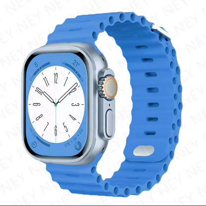 Silicone Band for Apple Watch – Fits Ultra 2 & Series 3-9 (38-49mm)