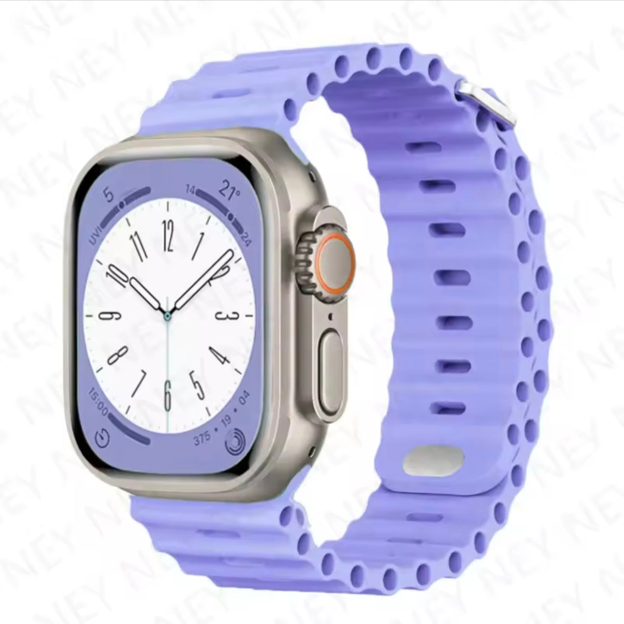 Silicone Band for Apple Watch – Fits Ultra 2 & Series 3-9 (38-49mm)