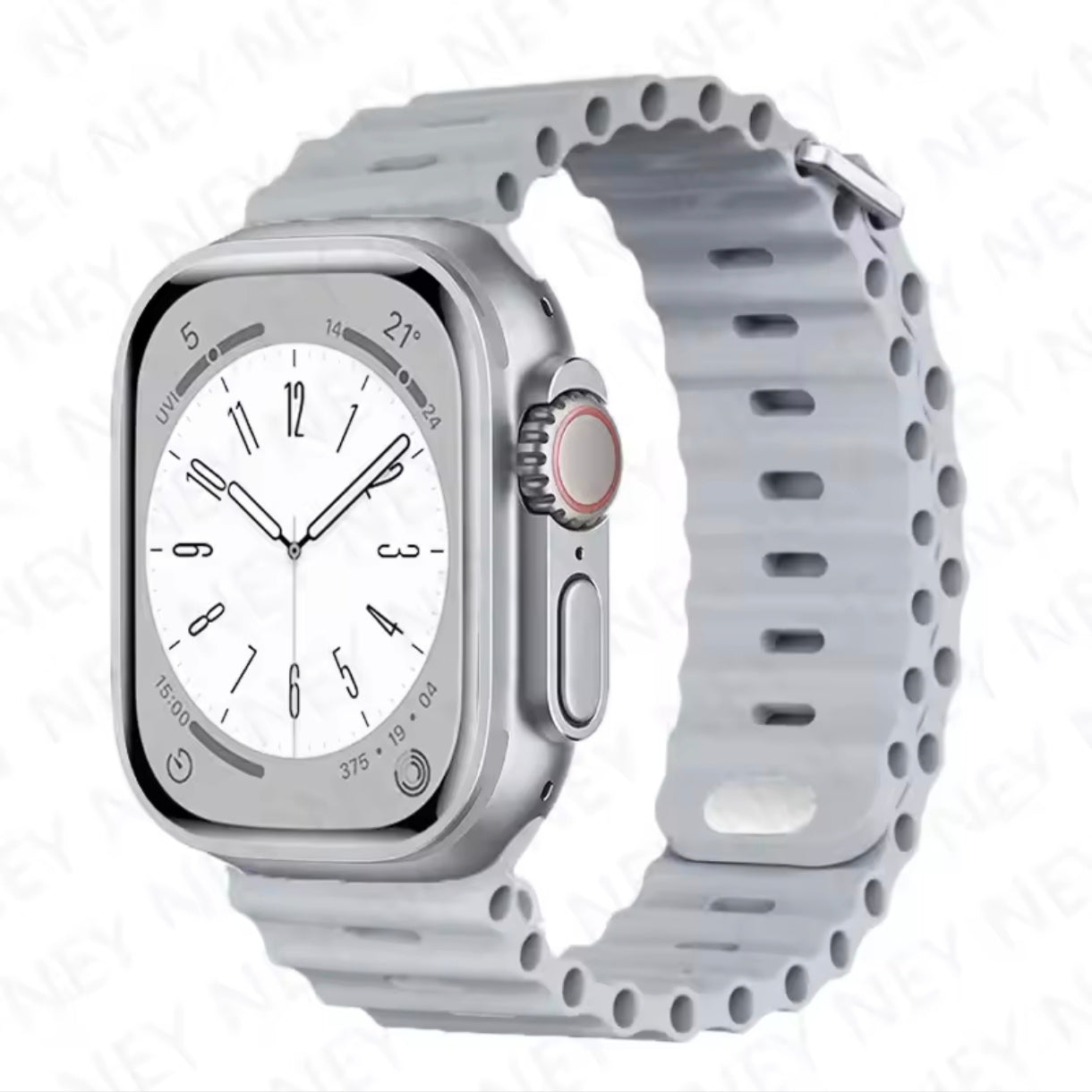 Silicone Band for Apple Watch – Fits Ultra 2 & Series 3-9 (38-49mm)