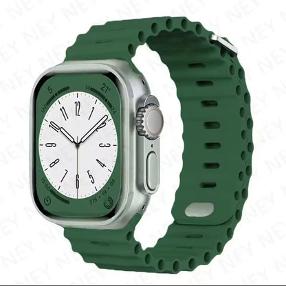 Silicone Band for Apple Watch – Fits Ultra 2 & Series 3-9 (38-49mm)