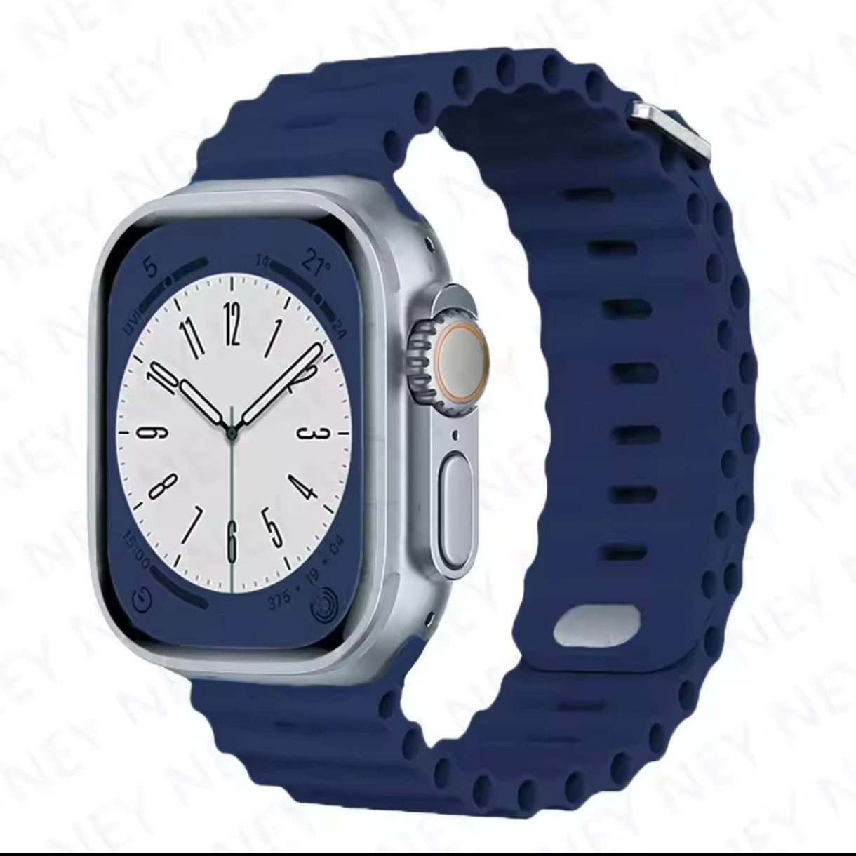 Silicone Band for Apple Watch – Fits Ultra 2 & Series 3-9 (38-49mm)