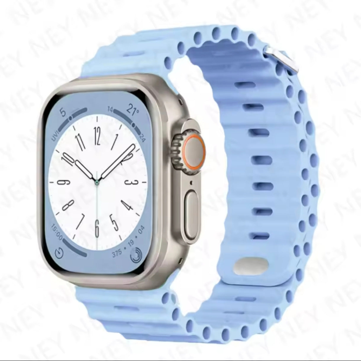 Silicone Band for Apple Watch – Fits Ultra 2 & Series 3-9 (38-49mm)