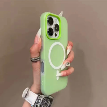 iPhone 14 Pro Max Matte Candy Color Case – MagSafe Compatible