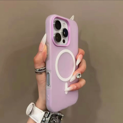 iPhone 14 Pro Max Matte Candy Color Case – MagSafe Compatible