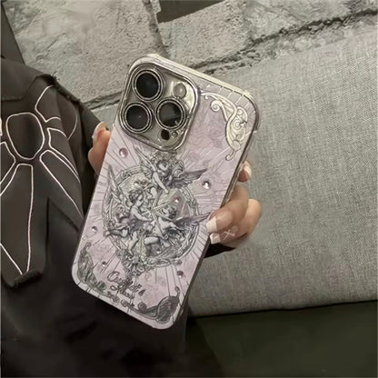 iPhone 14 Pro Max Angel Cupid Printed Case