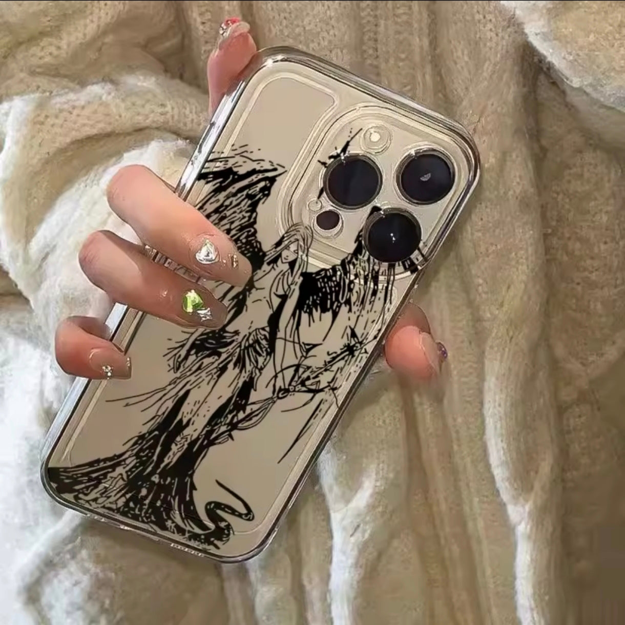 iPhone 12 Pro Max Angel Printed Case