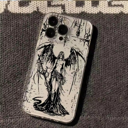 iPhone 12 Pro Max Angel Printed Case