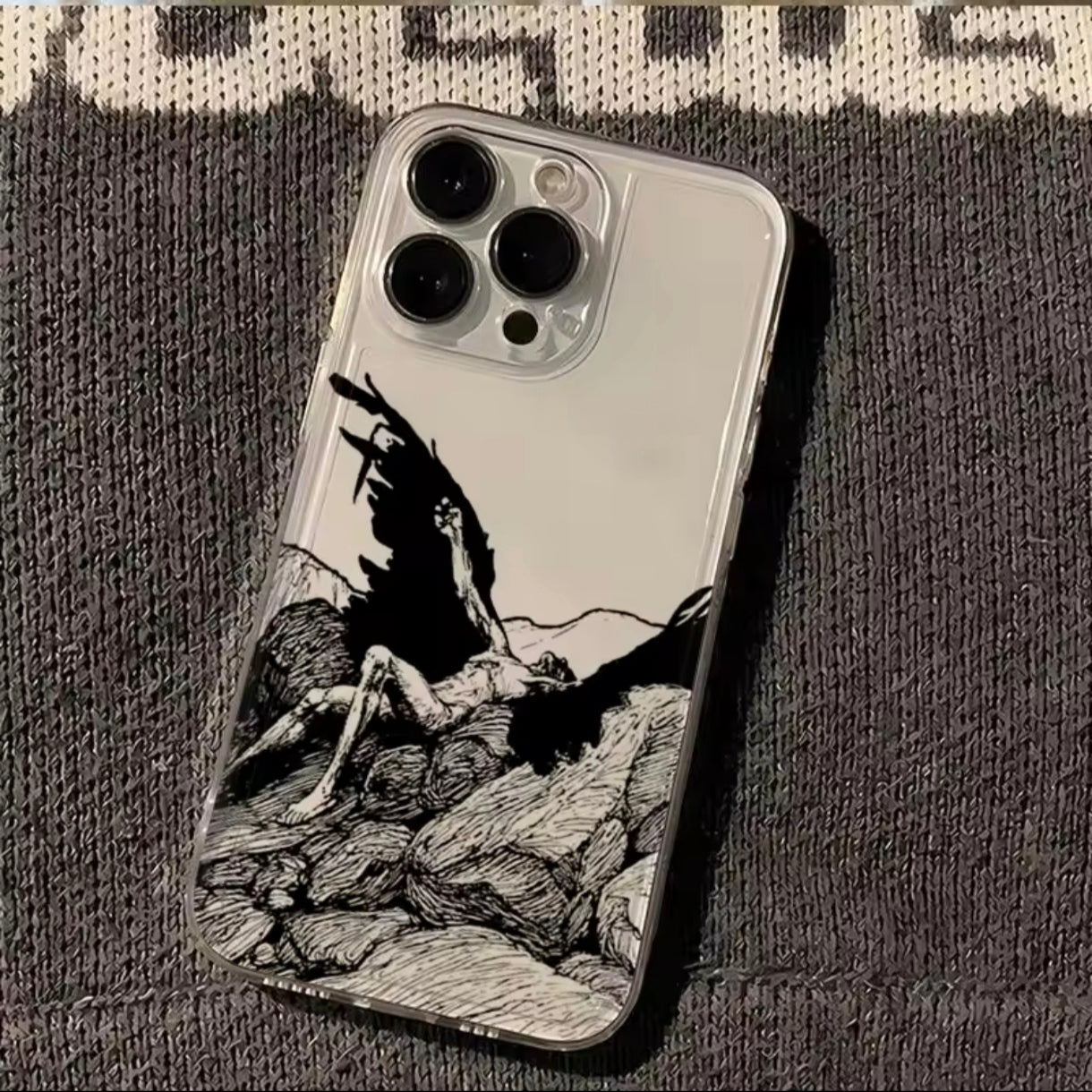 iPhone 12 Pro Max Angel Printed Case