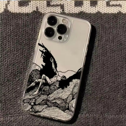 iPhone 12 Pro Max Angel Printed Case