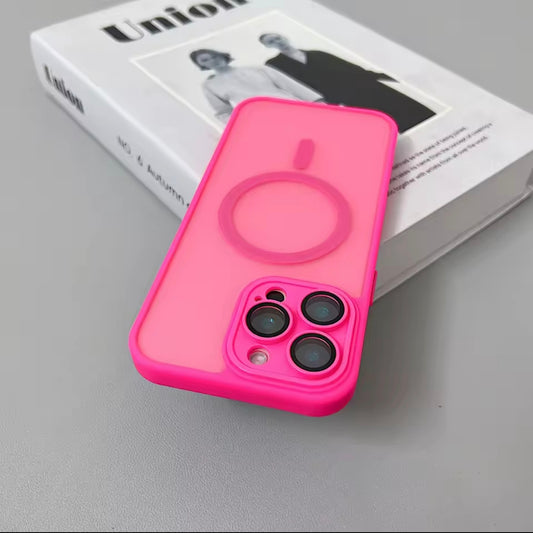 iPhone 14 Pro Max Matte Translucent Case – MagSafe Compatible