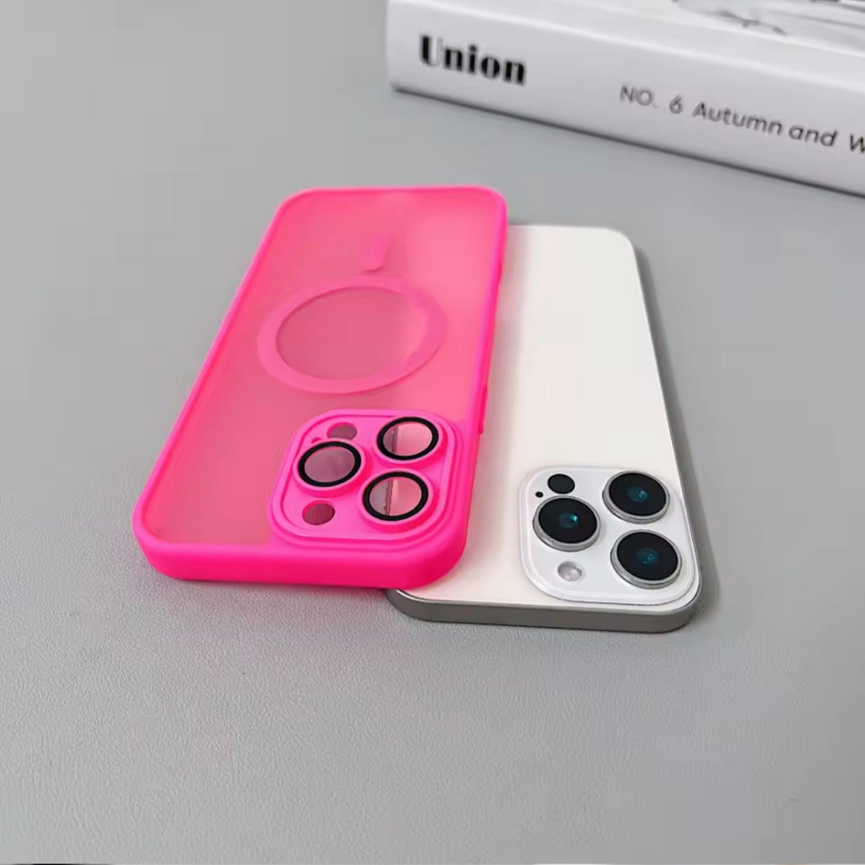 iPhone 14 Pro Max Matte Translucent Case – MagSafe Compatible