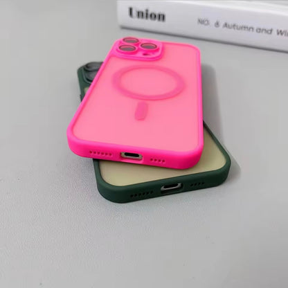iPhone 14 Pro Max Matte Translucent Case – MagSafe Compatible