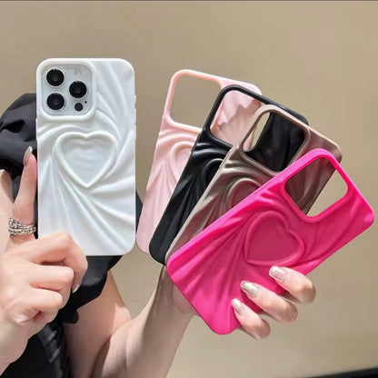 iPhone 12 Pro Max 3D Heart Design Case
