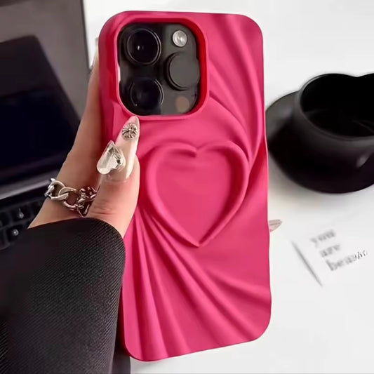 iPhone 12 Pro Max 3D Heart Design Case