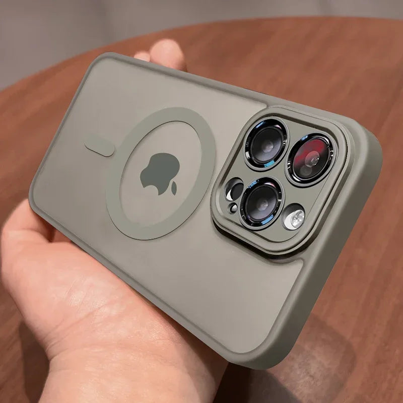 iPhone 12 Pro Max Matte MagSafe Case – Translucent Protective Cover