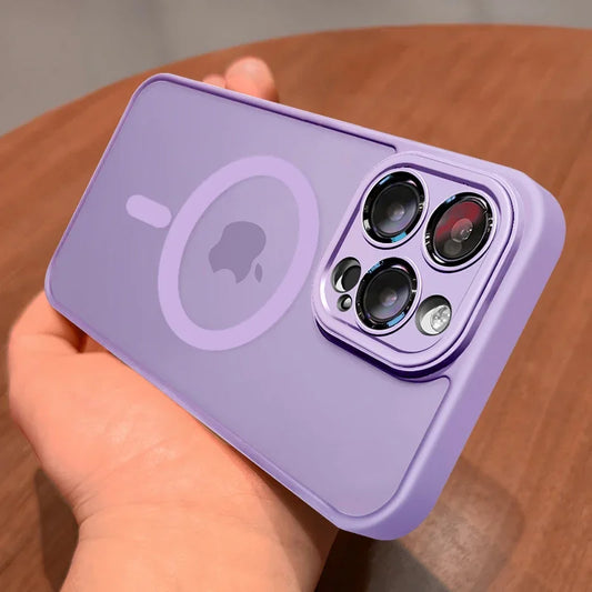 iPhone 12 Pro Max Matte MagSafe Case – Translucent Protective Cover
