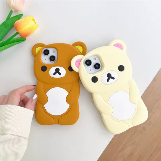 Cute bear silicone case for iPhone 12 Pro Max