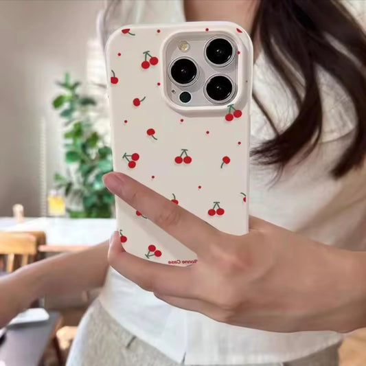 Cute cherry silicone case for iPhone 12 Pro Max
